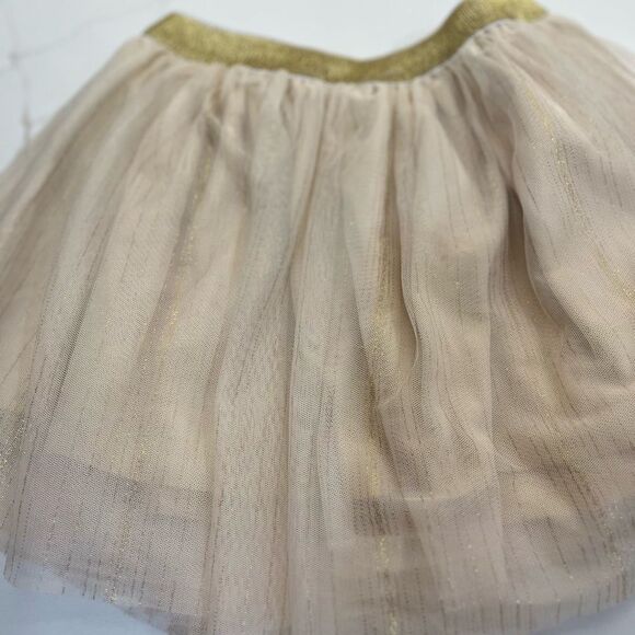 Gold and Cream Tulle Skirt by Little Wink - Picture 6 of 6